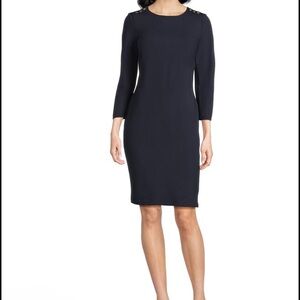 Lauren Ralph Lauren Navy Long Sleeve Dress